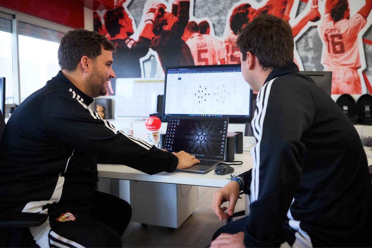 Daniel Del Valle - Youth Academy Analysis Coordinator (L), and Luis Alvarez - Youth Academy Analyst (R)